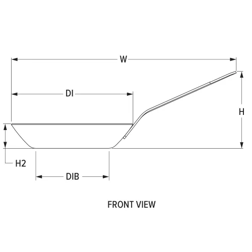 Carbon Steel Fry Pan 8-1/2in FS